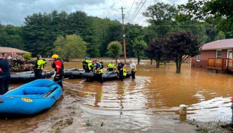 فيضانات في كارولينا الشمالية