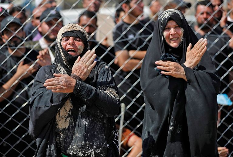 مشهد تمثيلي لمعركة كربلاء