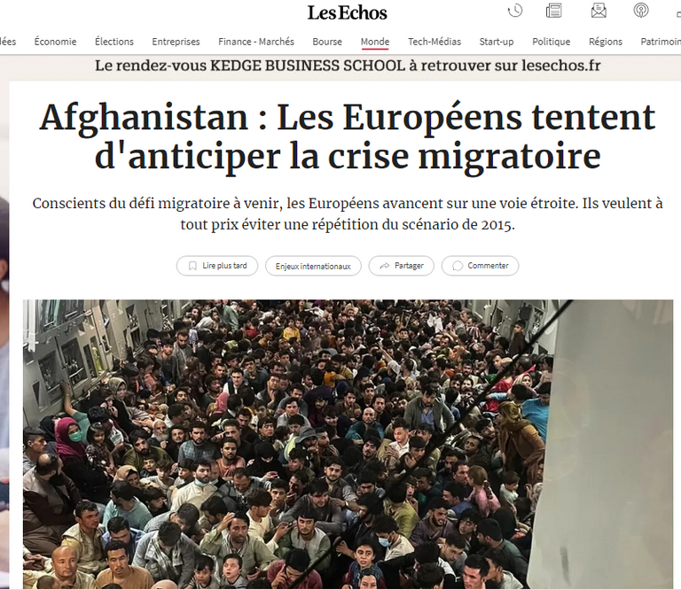 شبح أزمة الهجرة عام 2015 يطارد أوروبا في الأزمة الأفغانية