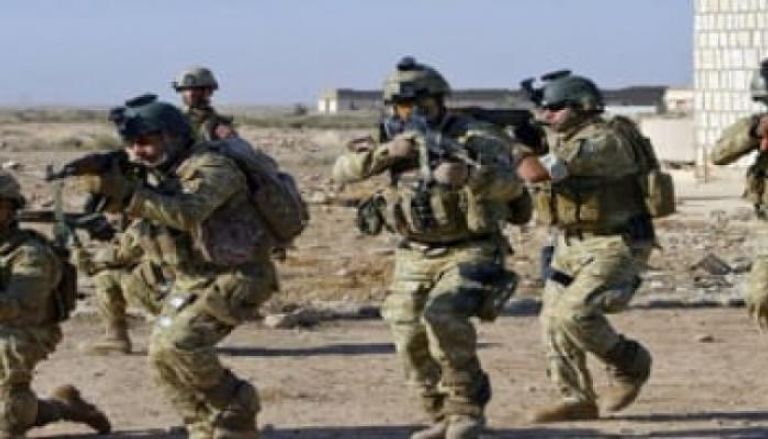 قوة تابعة للجيش العراقي خلال عملية أمنية