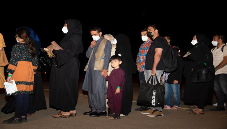 جانب من عمليات الإجلاء من أفغانستان - أ.ف.ب