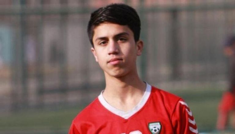 اللاعب الأفغاني الشاب زكي أنواري