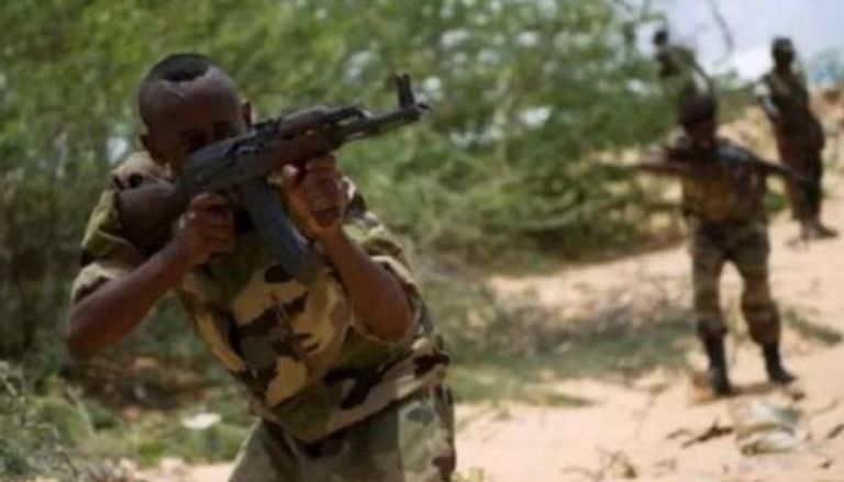 الجيش الصومالي خلال عملية عسكرية سابقة ضد 