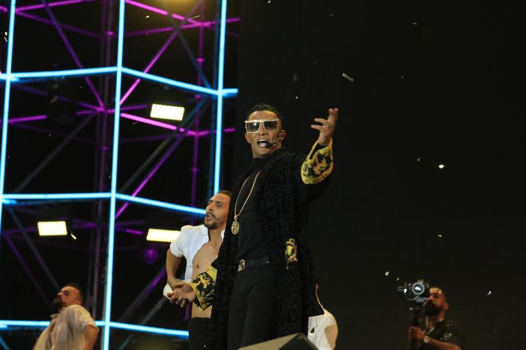 محمد رمضان في حفل الساحل الشمالي