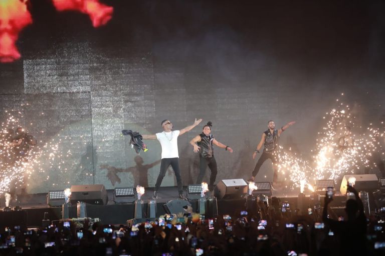 محمد رمضان في حفل الساحل الشمالي