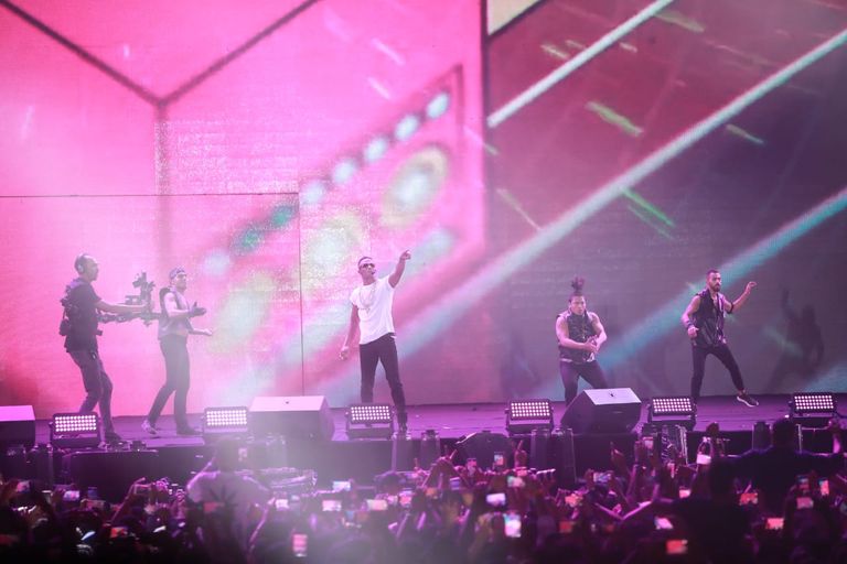 محمد رمضان في حفل الساحل الشمالي