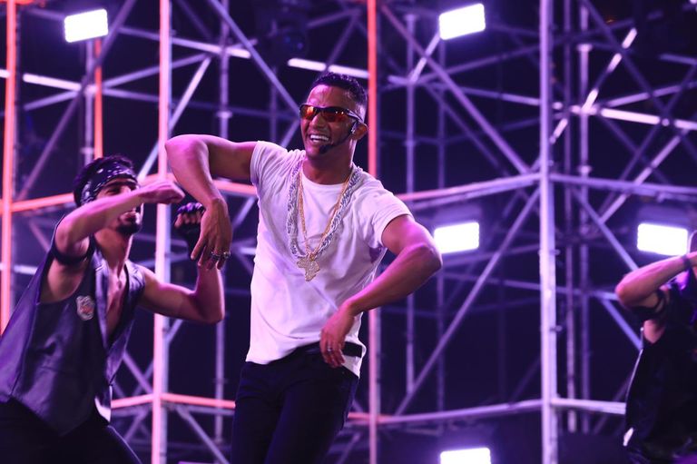 محمد رمضان في حفل الساحل الشمالي