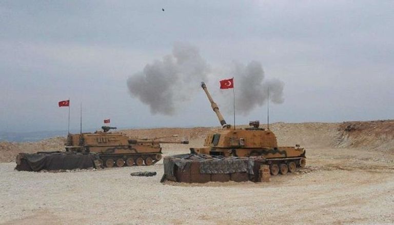 المدفعية التركية تقصف مواقع سورية - أرشيفية