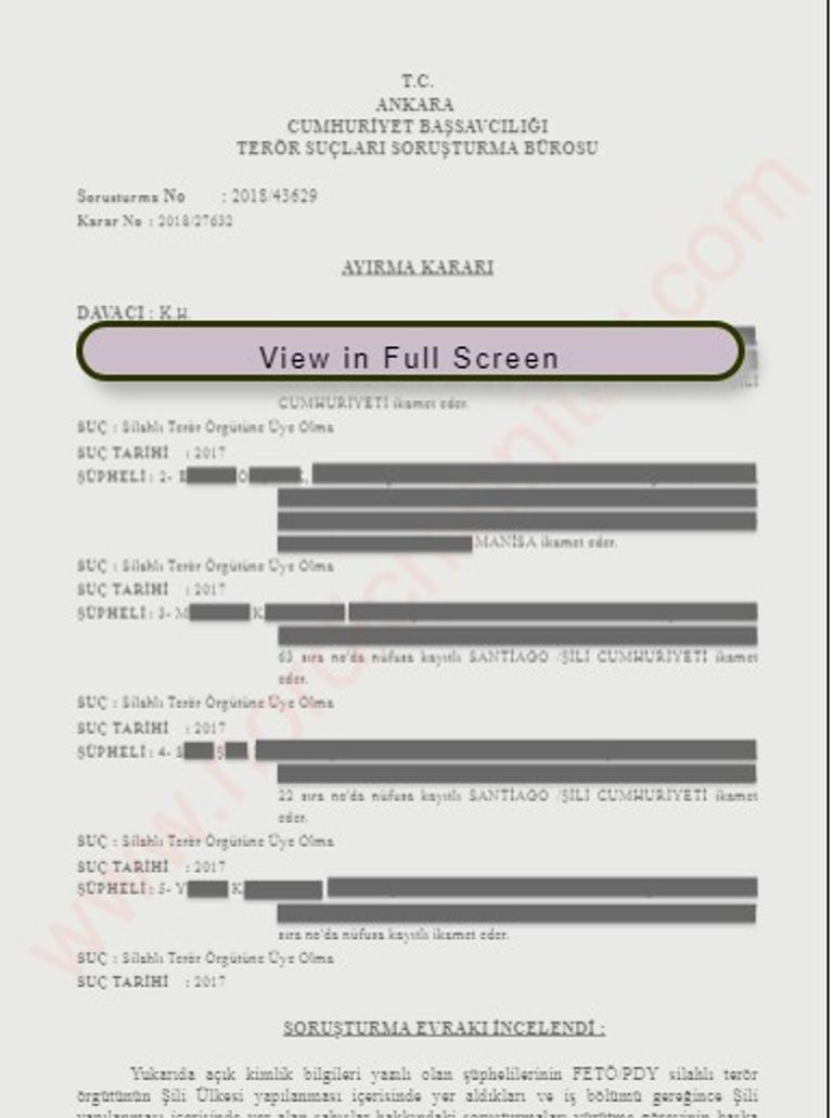 السفارة التركية في تشيلي