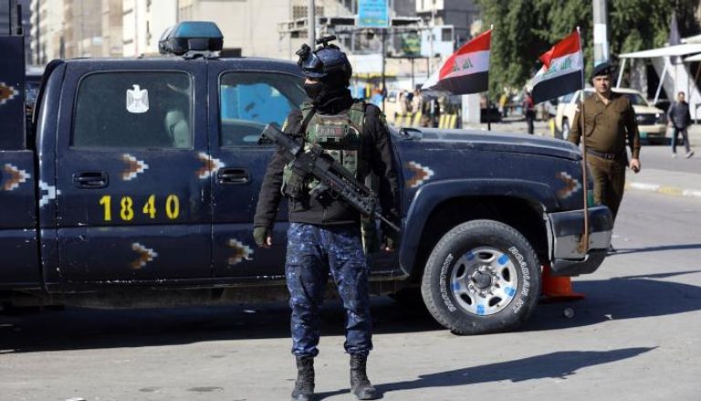 دورية للأمن العراقي في العاصمة بغداد- أرشيفية
