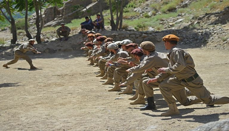 تدريبات للقوات الحكومية السابقة في ولاية بنجشير