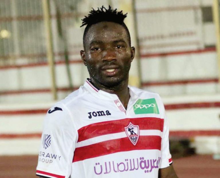 رزاق سيسيه مهاجم الزمالك المعار إلى الاتحاد السكندري باتريس كارتيرون مدرب الزمالك