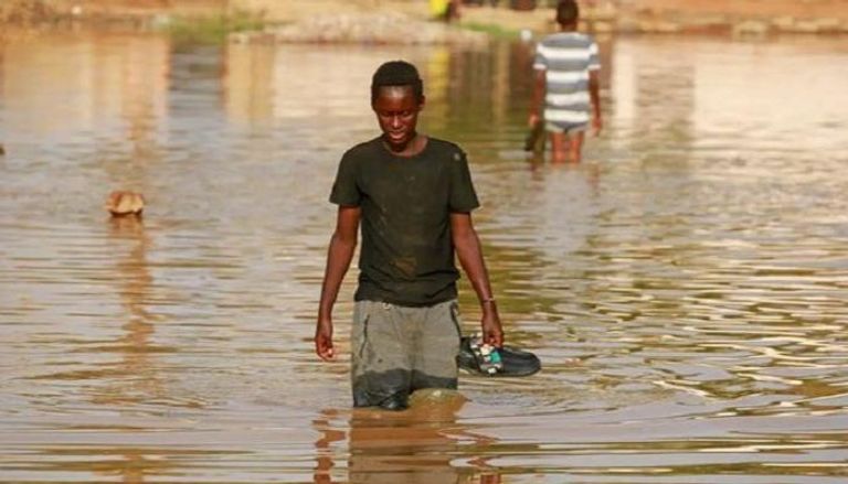 أضرار كبيرة سببتها فيضانات السودان