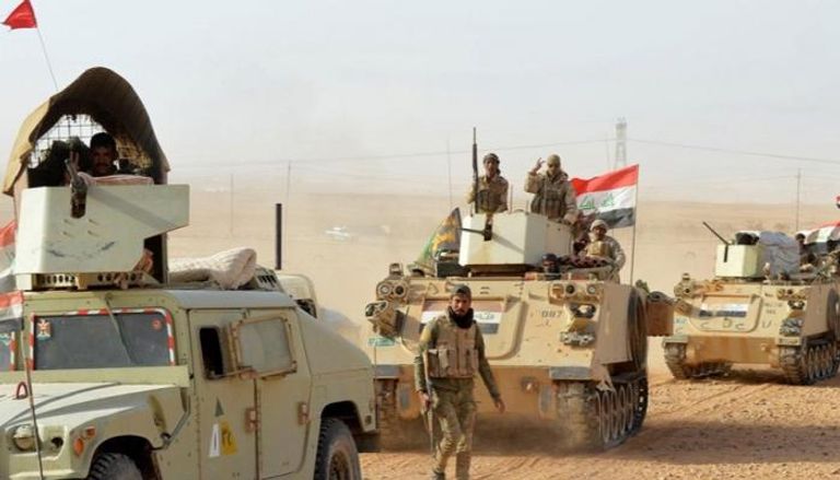 قوة عراقية خلال عمليات مطاردة عناصر داعش