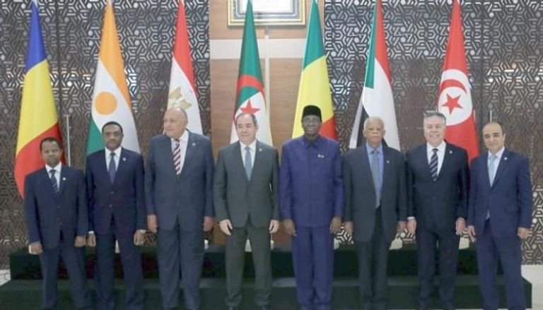 اجتماع سابق لوزراء خارجية لـ8 دول من الجوار الليبي بالجزائر - أرشيفية
