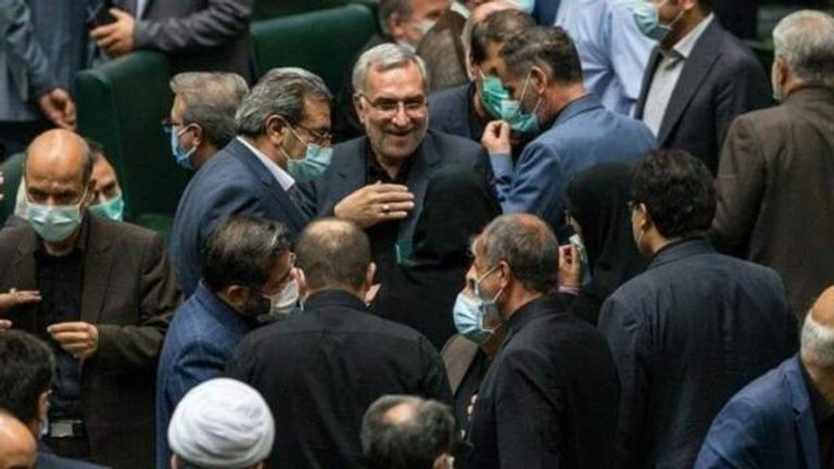 بهرام عين اللهي، المرشح لتولي منصب وزارة الصحة الإيرانية