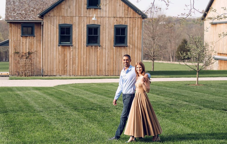 الفارس المصري نايل نصار وخطيبته جينيفر جيتس ابنه الملياردير الأمريكي بيل جيتس مؤسس مايكروسوفت نايل نصار وخطيبته جينيفر جيتس