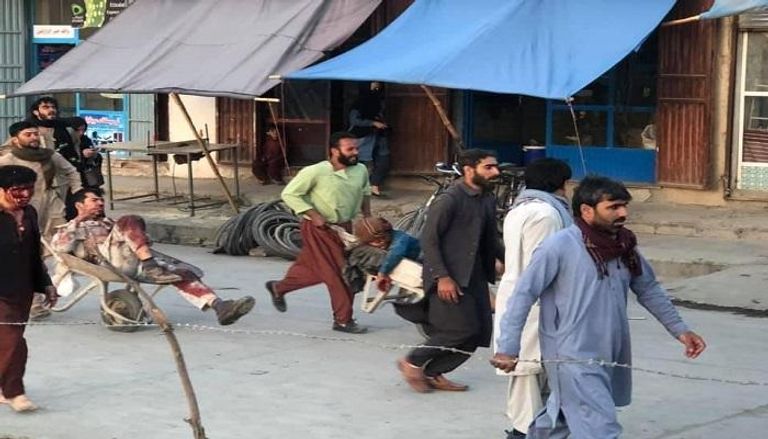 ضحايا الانفجار الذي وقع خارج مطار كابول