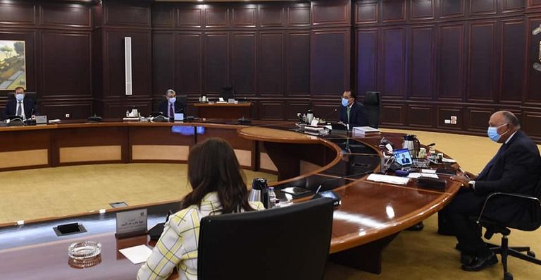 اجتماع مجلس الوزراء المصري في العلمين