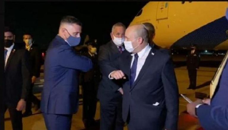 رئيس وزراء إسرائيل عقب وصوله إلى واشنطن