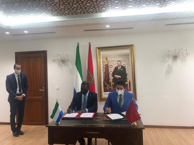 ناصر بوريطة وديفيد فرانسيس