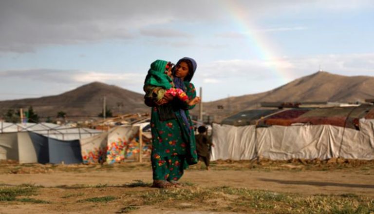 مخيمات للنازحين الأفغان 