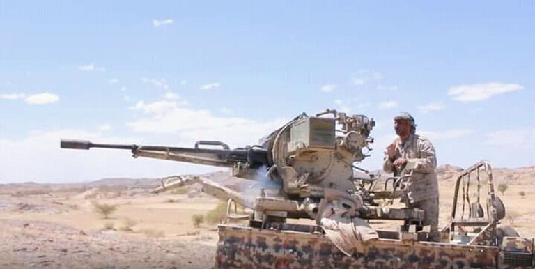 جانب من عمليات الجيش اليمني