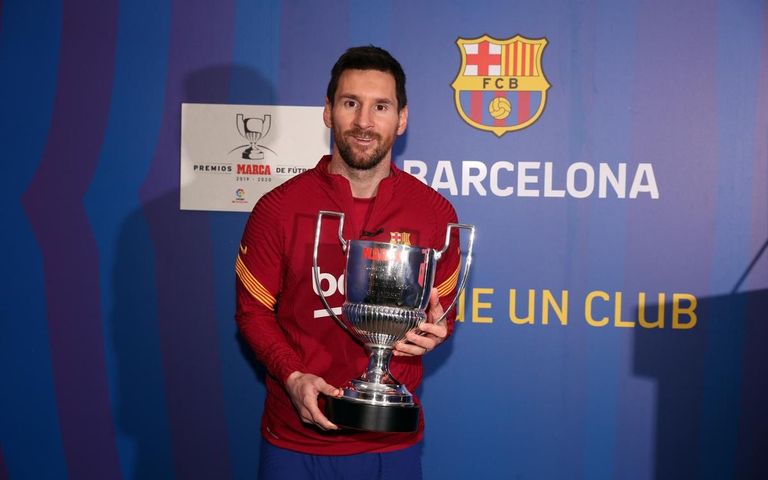 ميسي يحمل لقب هداف الليجا ليونيل ميسي قائد برشلونة السابق