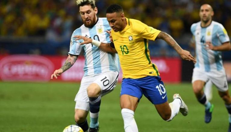 البرازيل والأرجنتين من مواجهة سابقة