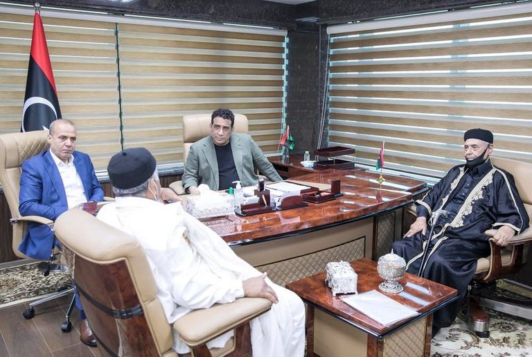 اجتماع الرئاسي الليبي باللجنة الوطنية لحقوق الإنسان