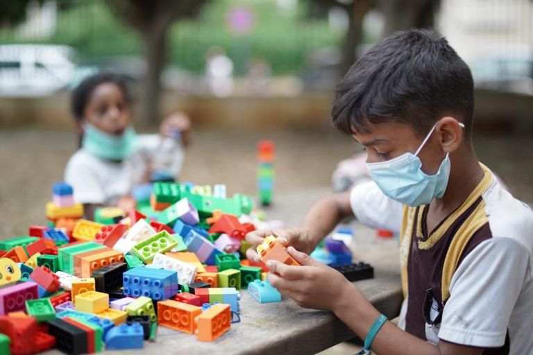 طلاب من لبنان في المدرسة - أرشيفية