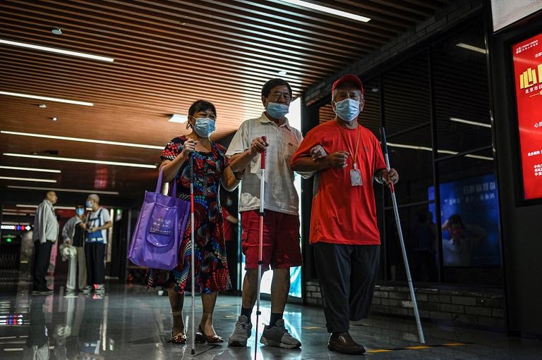 قاعة سينما للمكفوفين