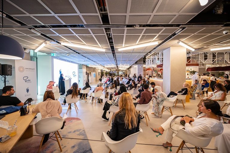 جانب من الحضور في مجلس المؤثرين العرب