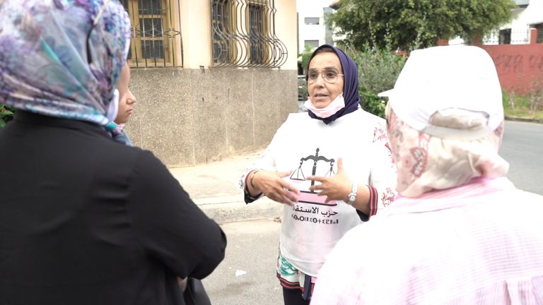 خديجة الزومي قيادية بحزب الاستقلال المغربي