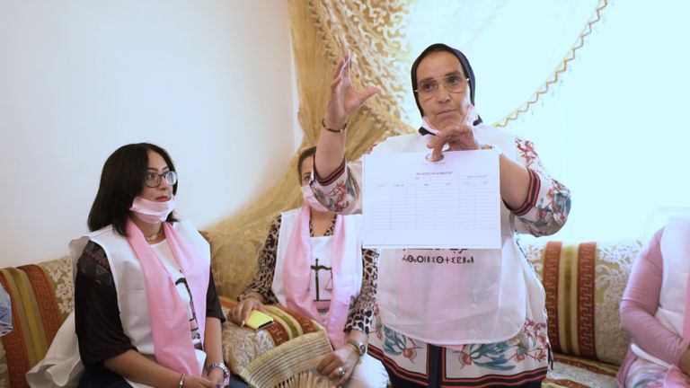 خديجة الزومي قيادية بحزب الاستقلال المغربي