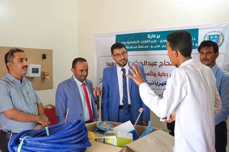 ورشة عمل لتأهيل ذوي الهمم حرفيا