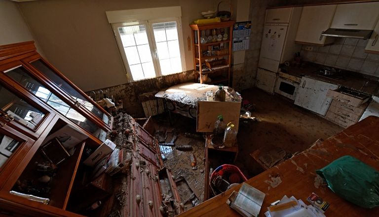 الأمطار تغرق شوارع إسبانيا