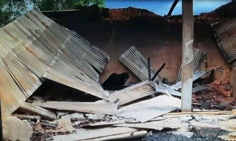 جانب من عمليات تخريب جماعة