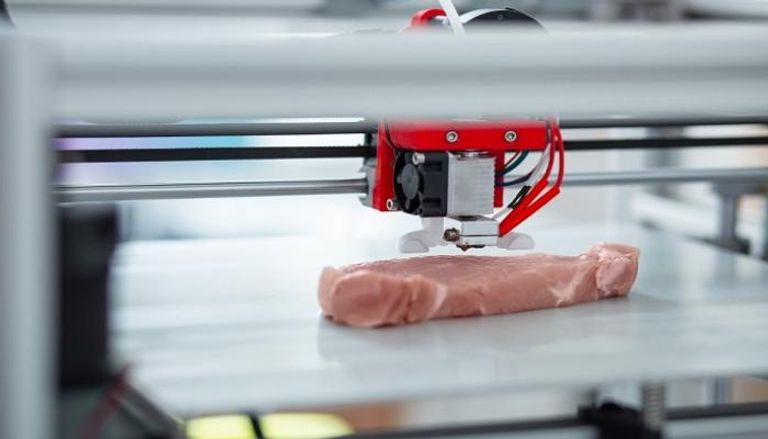 صناعة قطعة لحم بتقنية الطباعة ثلاثية الأبعاد