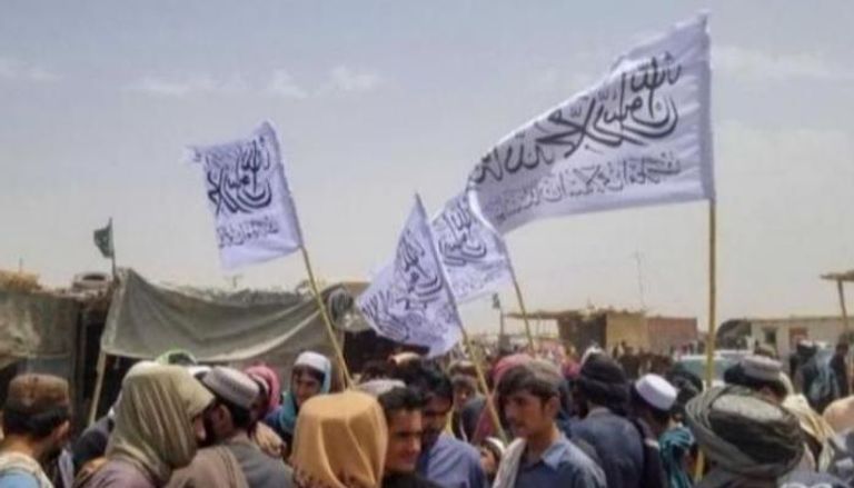 أعلام طالبان في أفغانستان