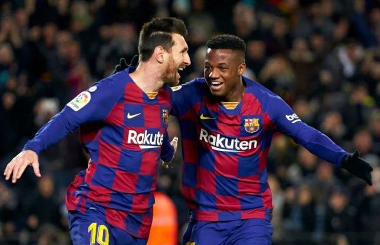 ميسي وإنسو فاتي