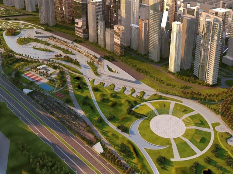 مشروع النهر الأخضر بالعاصمة الإدارية الجديدة في مصر