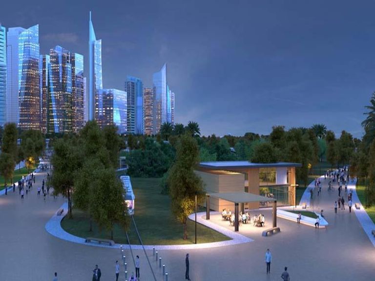 مشروع النهر الأخضر بالعاصمة الإدارية الجديدة في مصر