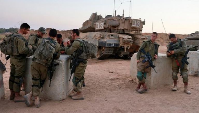 جنود بالجيش الإسرائيلي على حدود غزة - أ.ف.ب
