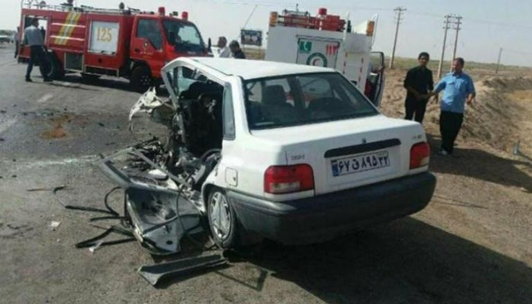 حادث سير في إيران- أرشيفية