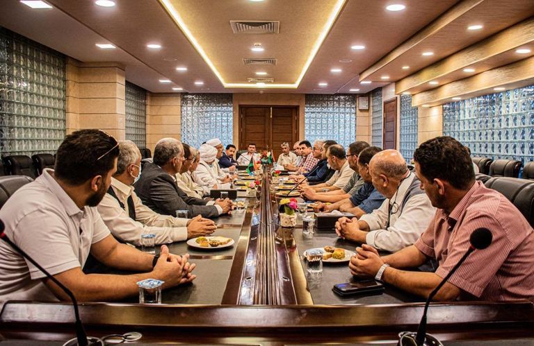 وفد قبلي يزور مصراتة