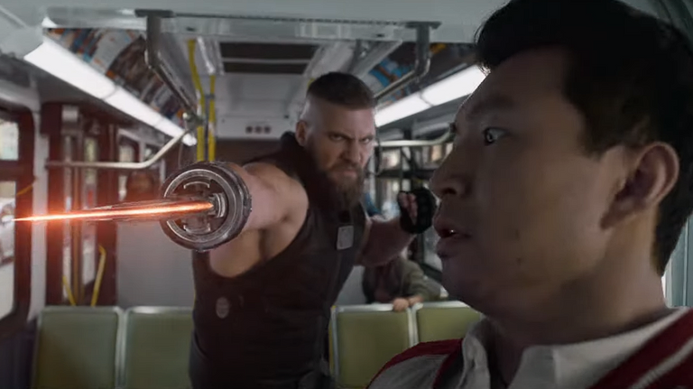 مشهد من فيلم مارفل "شانج شي"