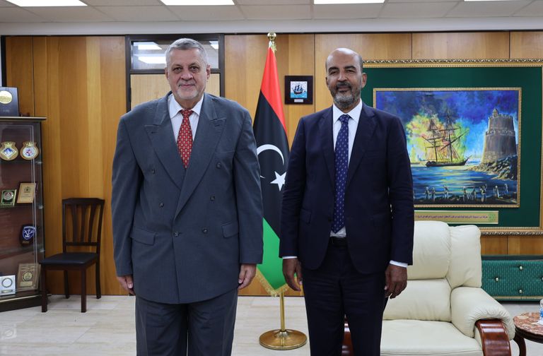 نائب المجلس الرئاسي والمبعوث الأممي