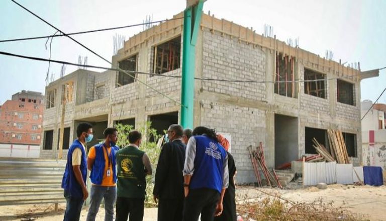 مدرسة قيد الإنشاء في عدن