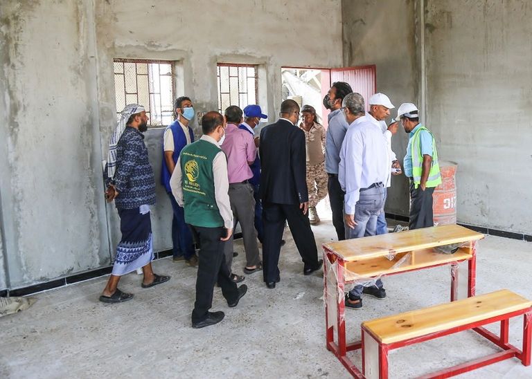 مدرسة قيد الإنشاء في عدن